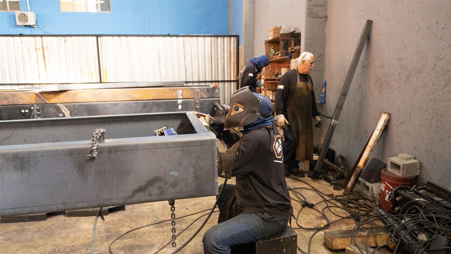 Frota Brutal Truck Services em operação