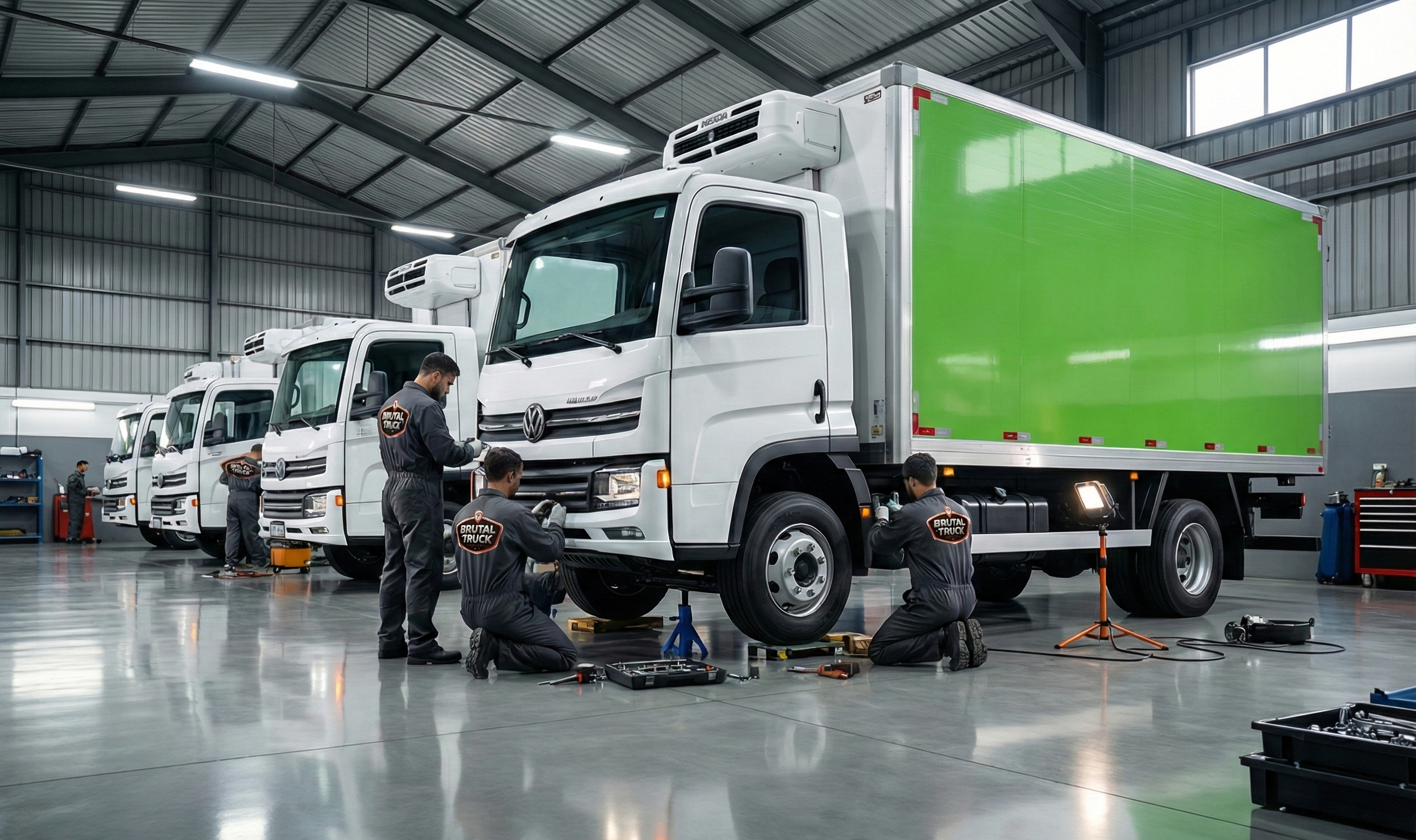 Sinalização e Tráfego Brutal Truck